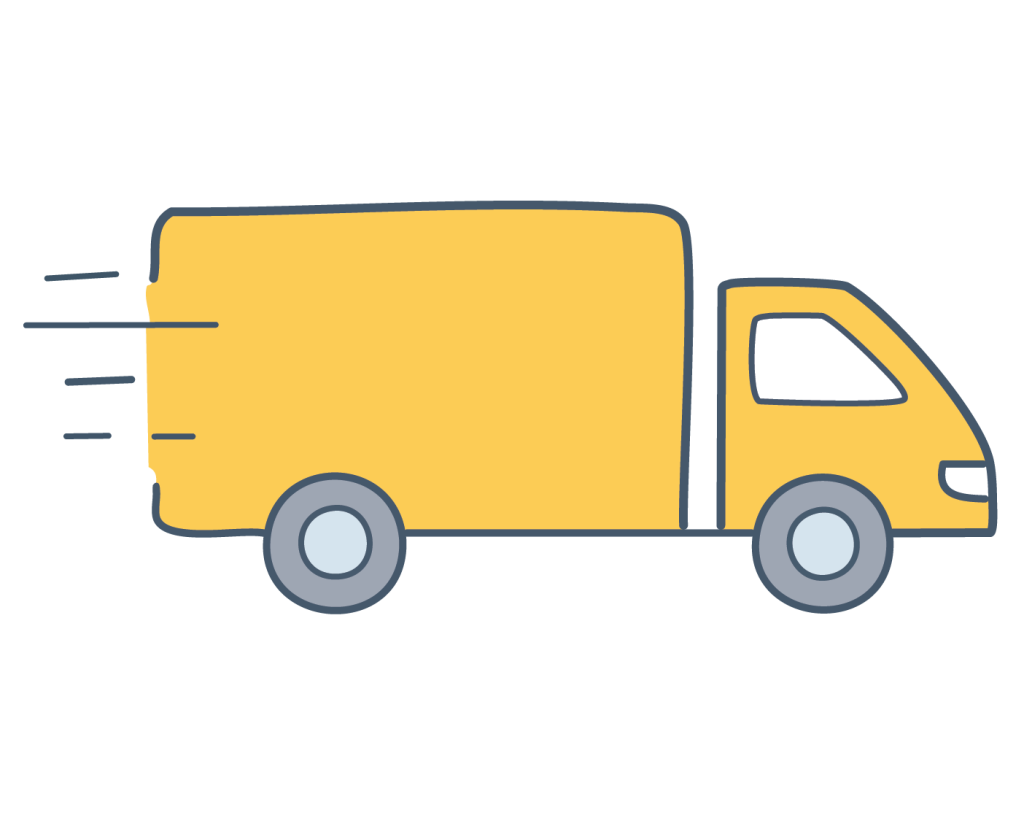 truck driving icon